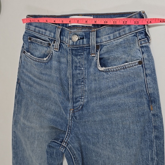 Denim Forum Women's Straight Leg Jeans - Light Blue - Picture 8 of 12